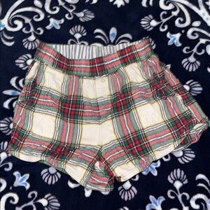 Aerie Plaid PJ Shorts